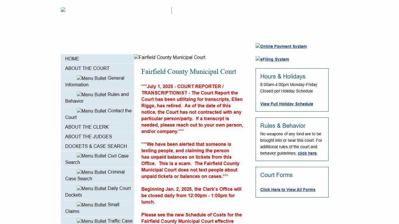 Fairfield County Municipal Court